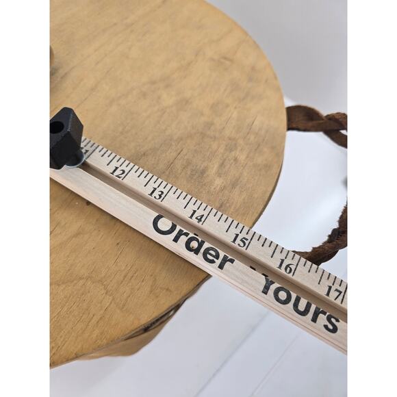 Peterboro Basket Co. Basket with Lid & Handle – Vintage / Decorative - Picture 3 of 12